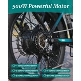 GOTRAX R2 20\ x 3\ Folding Adult Electric Bike with 20Mph 500W Strong ...