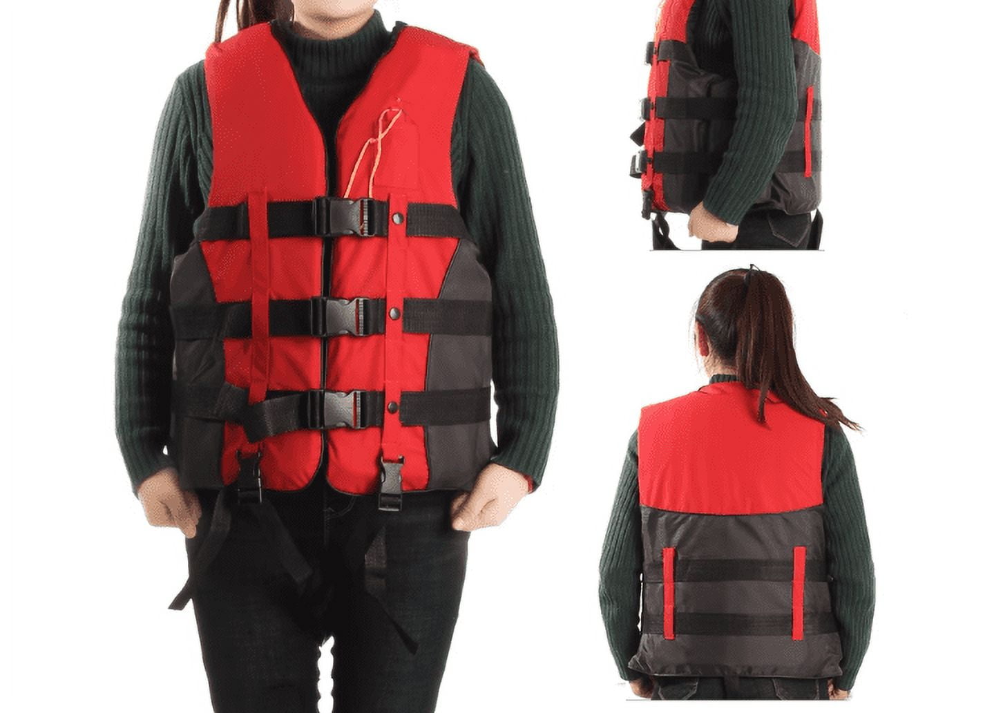 Men'S Ultralight Life Jacket, Coast Guard Approved Minimal Bulk For Full Mobility Easy On/Off, Type Iii Flotation Device, Soft Comfortable With Quick Release Buckles For Wake