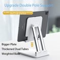 thumbnail image 1 of Soporte para tableta, soporte para iPad de doble polo, extensible, com, 1 of 2