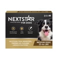 thumbnail image 1 of Repelente de pulgas y garrapatas NEXTSTAR para perros medianos, dosis de 3 meses, 1 of 9