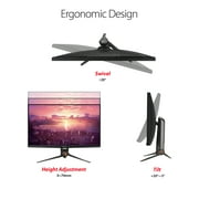 ASUS ROG Swift 32” 4K HDR 144Hz DSC Gaming Monitor (PG32UQX) - UHD (3840 x 2160), Mini-LED IPS, G-SYNC Ultimate, Local dimming, Quantum Dot technology, DisplayHDR 1400, Eye Care, DisplayPort, HDMI