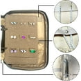 thumbnail image 6 of Jewelry Travel Organizer Case Transparent Jewelry Storage bags Book Ring Binder Jewelry Bag Clear Booklet Zipper Jewelry Pouches for Necklaces, Earrings, Rings, Bracelets, 6 of 7