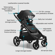 Baby Jogger City Select 2 Single-to-Double Modular Stroller, Eco Collection, Lunar Black