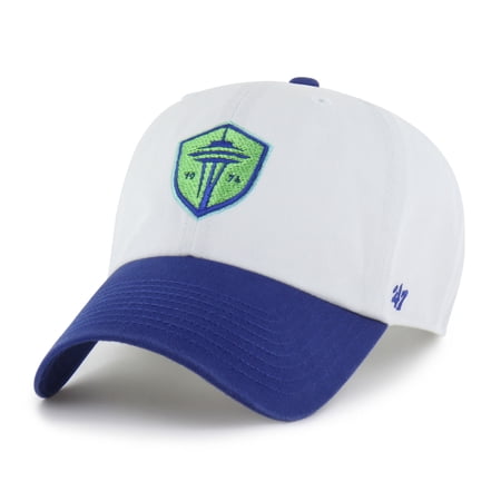 Men s 47 White Seattle Sounders FC Two-Tone Clean Up Adjustable Hat