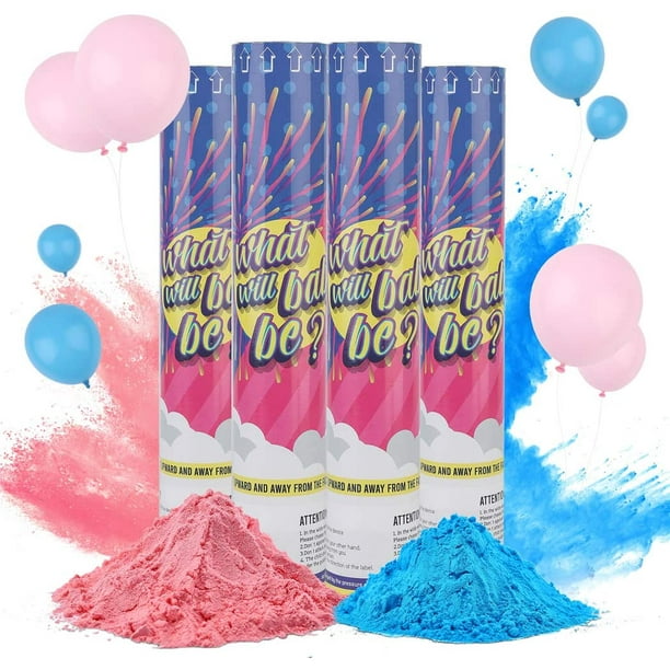 Baby Gender Reveal Powder Cannon Popper SticksBaby Reveal Party