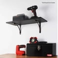 thumbnail image 6 of Hyper Tough 9" X 6.5" Spiral Shelf Bracket - Oil Rubbed Bronze, 4-Pack, 6 of 8
