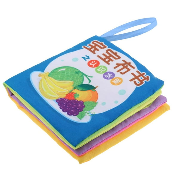 Libro de Tela con Sonido de Dos ( Inglés ) Juguete Educativo para Niño