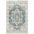 thumbnail image 4 of nuLOOM Harriet Vintage Medallion Fringe Area Rug, 8' Square, Gray, 4 of 8