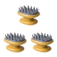 thumbnail image 3 of Inteprter Ducha cepillo para lavar el cabello de mano cuero cabelludo doble capa masajeador depurador portátil lavable cabeza limpieza cepillo Type1 NO1, 3 of 6