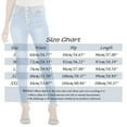 thumbnail image 3 of Mashaouyo Women's Jeans Womens Classic Jeans Casual Slim High Waist Blue Denim Pencil Pants Trousers Clothing Sale, 3 of 7