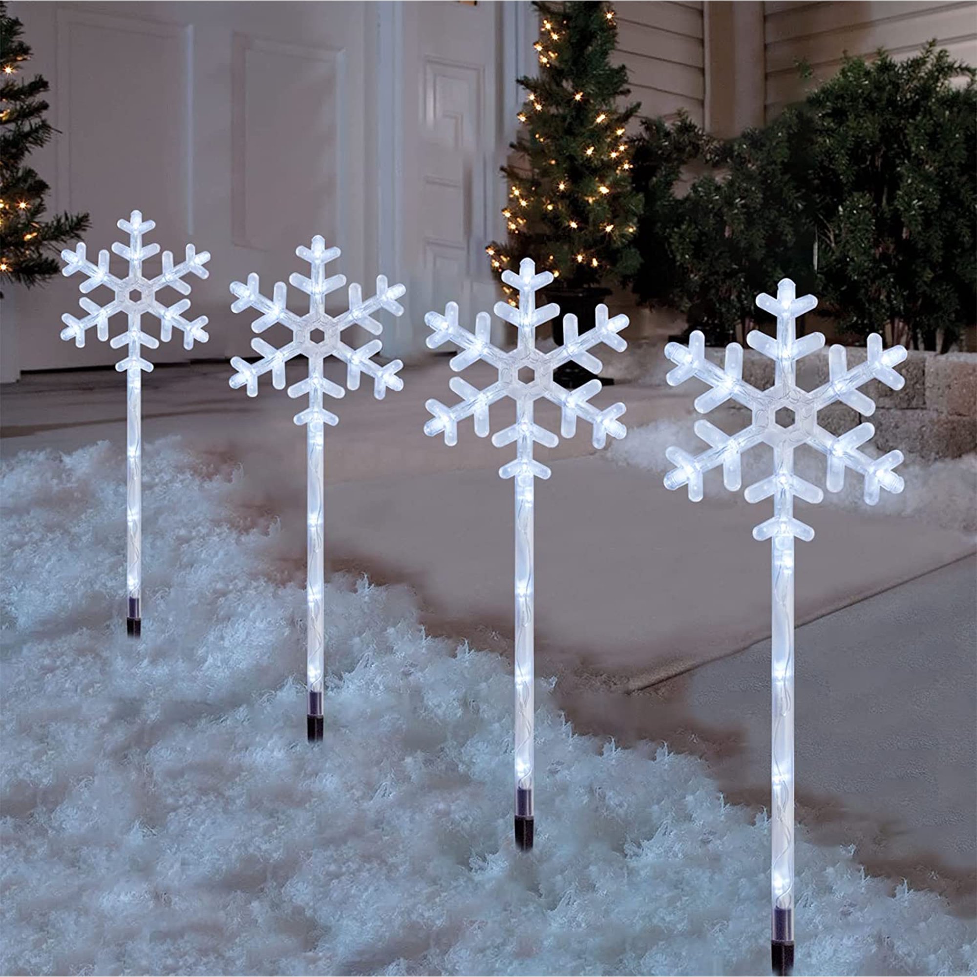 Snowflake Pathways 4 Snowflakes Pathway Markers