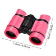 thumbnail image 2 of Uxcell Binoculars 4X30 Compact Foldable Binoculars Shock Proof with Neck Strap for Bird Watching Hiking Camping Pink, 2 of 5