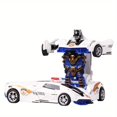 thumbnail image 1 of Coche De Juguete Para Niños Hit One Button Transform Police Car Race Car Boy Darling Car Toy King Kong Off-road Model, 1 of 4