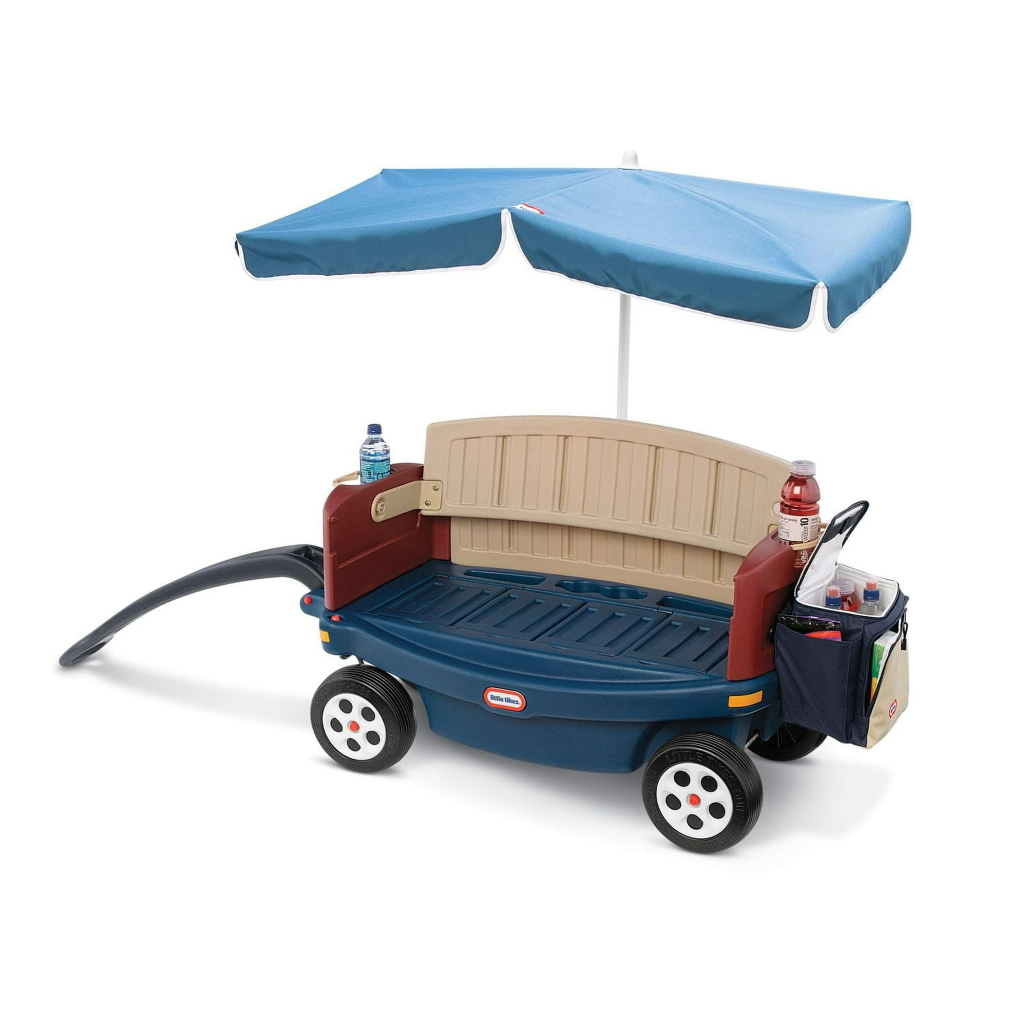 Little Tikes Deluxe Ride Relax Wagon with Umbrella Cooler