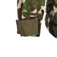 thumbnail image 4 of Camo Jackets for Men Zip Up Windproof Military Combat Fleece Line Outerwear Outdoor Drawstring Hooded Thick Warm Winter Camouflage Coat Size-L, 4 of 8