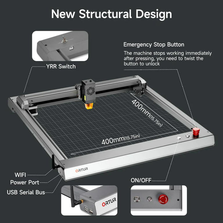 Ortur Laser Master 3 10W Diode Machine App Control Engraver Cutter