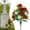 E, variant on Artificial Cemetery Floral “Saddle Rose” Memorial Bouquet: 18-Flower Arrangement, Weather-Resistant Cemetery Decoration, Suitable For Outdoor Display