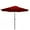 Red, variant on 10FT Patio Umbrella with Push Button Tilt and Crank, Outdoor Market Umbrella with 8 Fiberglass Ribs, UV Protection Table Umbrella for Pool,Backyard,Garden,Deck,Red
