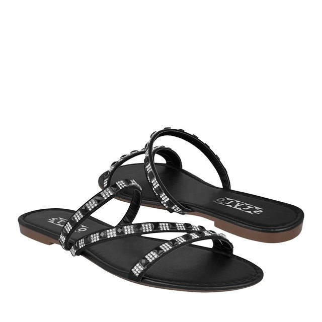 SANDALIAS CASUALES DE DAMA STYLO 11637 NEGRO Stylo 11637