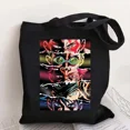 thumbnail image 3 of Bolso de mano de Anime japonés, bolsa de hombro de gran capacidad, reutilizable, Satoru Gojo, Jujutsu Kaisen, color negro, 3 of 5