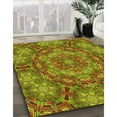 thumbnail image 3 of Ahgly Company Machine Washable Indoor Rectangle Transitional Dark Bronze Brown Area Rugs, 5' x 8', 3 of 7