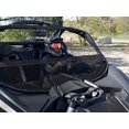 thumbnail image 4 of SuperATV Heavy Duty Half Windshield for Can-Am Maverick X3 900 /Turbo / X RS / X DS / MAX Dark Tinted Standard Polycarbonate Construction 25X Stronger Than Glass Easy Installation USA Made Dark Tinted Standard (NON Hard-Coated), 4 of 8