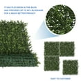 thumbnail image 4 of Sunshades Depot Artificial Buxus-Olivia Fence Panel Green Wall Windscreen Privacy Screen Decorative Ivy Faux Leaves-26Pcs, 4 of 7
