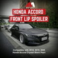thumbnail image 2 of AMERICAN MODIFIED 18-20 Honda Accord Aerodynamic Front Lip Spoiler, Black, 2 of 8