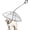 Clear A, variant on Dog Umbrella for Small Dogs, Clear Dog Umbrella Leash, Rainproof Waterproof, Doggy Walking Rain Umbrella with Adjustable Leash, Small Puppy Outdoor Rain Gear
