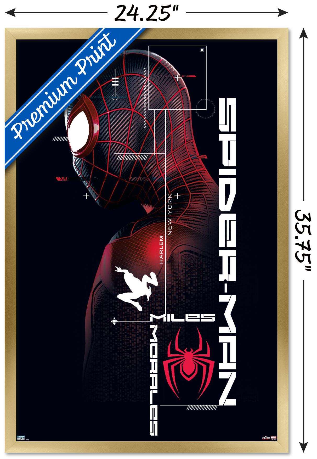 Marvel's Spider-Man: Miles Morales - Miles Wall Poster, 22.375" x 34", Framed