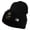 Black, variant on Star US Army Retired Military Embroidered 12 Inch Long Knitted Beanie - Navy OSFM