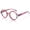 Purple, variant on MARE AZZURO Retro Round Frame Women Reading Glasses, Fashion Tortoise Eyeglasses for Daily Reading