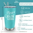 thumbnail image 2 of Realtor Gifts for Women, Closing Gifts for Realtors, Real Estate Agent Gifts, Best Realtor Ever Gifts, Funny Realtor Gifts Ideas, Gifts for Realtor Female, 20 oz Stainless Steel Tumbler, 2 of 7