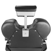 Ktaxon Heavy Duty Hydraulic Recline Barber Chair, Salon Tattoo Beauty Chair, with Height Adjustable, for Hair Cutting, Spa, Black
