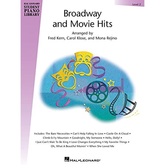 Pre-Owned Broadway and Movie Hits - Level 2: Hal Leonard Student Piano Library (Paperback) by Mona Rejino, Carol Klose, Fred Kern