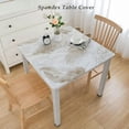 thumbnail image 2 of BANET Cream Table Cover Square, Hand Drawn Fluffy Feathers Washable Spill Proof Table Cover, Fits Table, for Restaurants Picnic Patio Party Table Decor, Beige White, 2 of 7