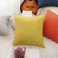 thumbnail image 7 of PiccoCasa 2 Pcs Waterproof Throw Pillow Covers, Decorative Yellow 45 x 45cm/18" x 18", 7 of 7