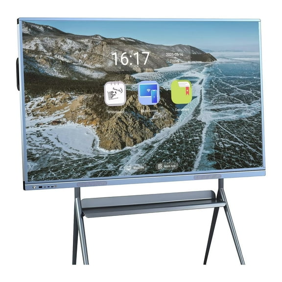 BELNET Smart Board, 55 Inch multi-touch Electronic Calendar for Family and classroom, built-in camera 4K Monitor Wireless Projection Player for Advertisin and Business
