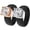 Black Rose Gold and Black Silver, variant on Rinfit Silicone Ring – 7mm Round Solitaire CZ - 2 Rings Set | U.S. Patented Design - GlowStone Collection