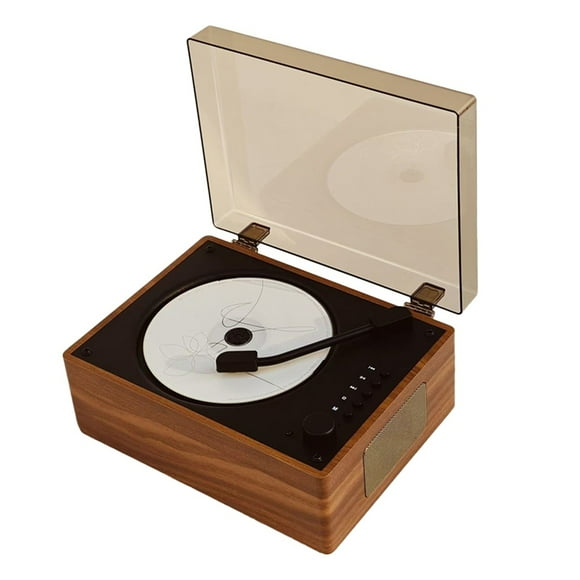 Retro CD Player Rechargeable Support CD BT USB 3.5mm AUX Portable CD Player Bluetooth-Compatible 5.0 Home Music Player C