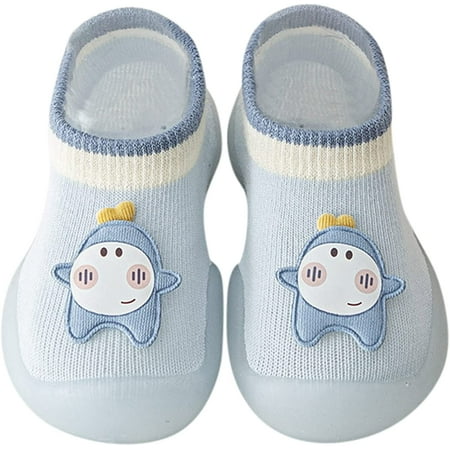 

QWZNDZGR Toddler Socks Shoes Baby Non-Slip Soft Bottom Non-Skid Infant Sneakers Breathable Cotton for Photography Props