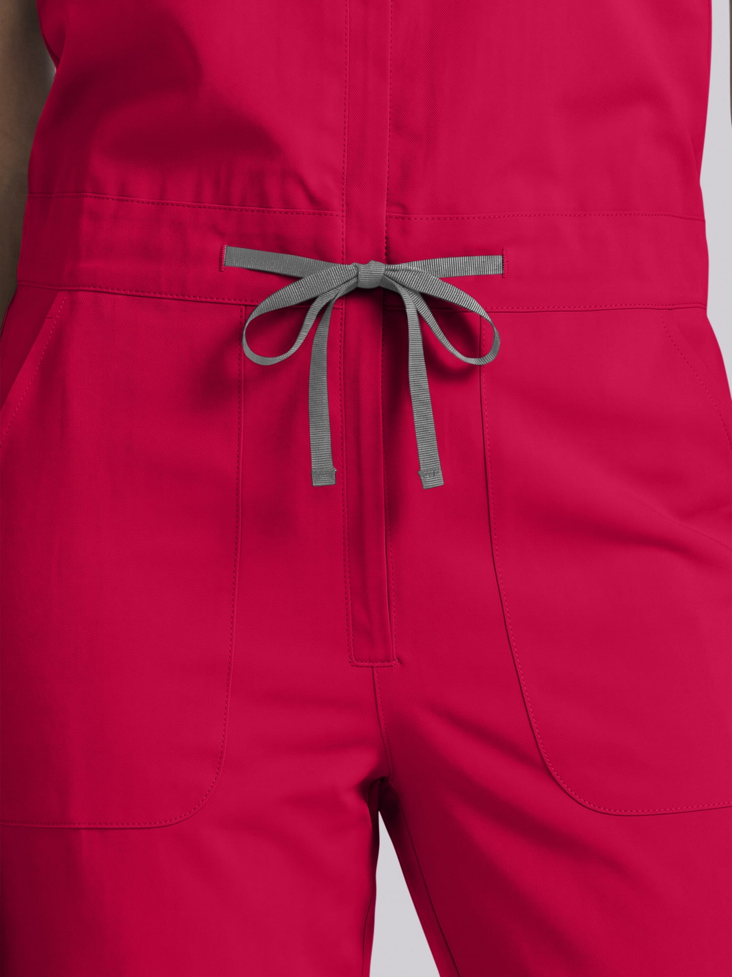 Scrubstar Ultimate Women’s Antimicrobial Drawstring Straight Leg Scrub Jumpsuit, Sizes XS–2XL