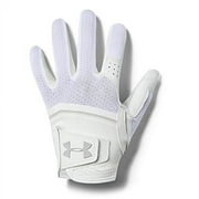 Under Armour Women's CoolSwitch Golf Glove 1292150-100 White/Aluminum