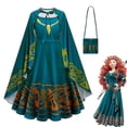 thumbnail image 2 of Disfraces de Mérida para niña, capa, disfraces de Halloween para chico, traje de sirvienta Haori, disfraz de Mérida, vestido de fantasía de Anime, fantasía de Carnaval, 2 of 4