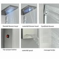 thumbnail image 4 of Senlesen Stainless Steel Shower Panel Tower System Rain&Waterfall Massage Jet Sprayer, 4 of 11