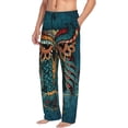thumbnail image 6 of Sikiie Owl In Blue Pajama Pants Men, PJ Bottoms, Sleep & Lounge Pants-Medium, 6 of 6