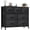 Black-W, variant on Ethovia 5-Drawer Fabric Storage Dresser, Sturdy Steel Frame with Wooden Tabletop, Wide Foldable Bins, Perfect for Bedroom, Hallway, and Entryway, White
