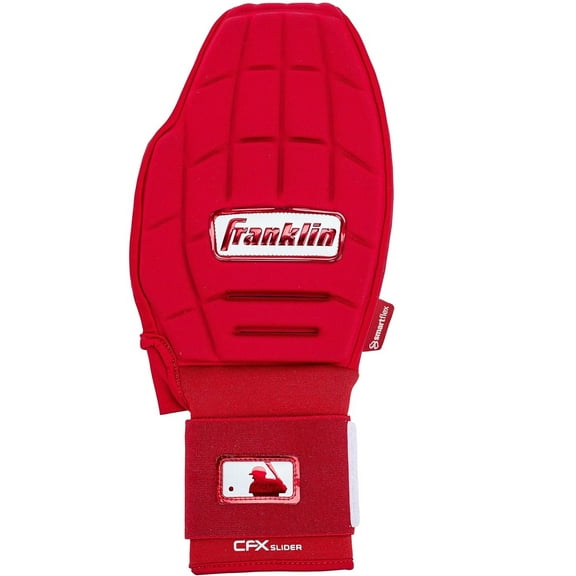 Franklin Baseball Baseball Youth CFX Sliding Mitt, Red