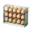 thumbnail image 3 of Soporte para huevos para refrigerador Almacenamiento de huevos para refrigerador de 3 capas (verde oscuro) JShteea Libre de BPA, 3 of 9