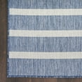thumbnail image 3 of Nourison Positano Indoor/Outdoor Navy Ivory 5' x 7' Area Rug (5x7), 3 of 9